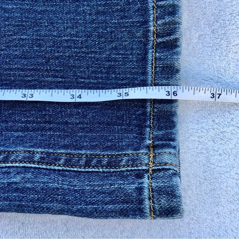 Jones New York Sport Petite Jeans Plus Size 8P Velvet Ribbon Trim Cotton - Picture 6 of 10